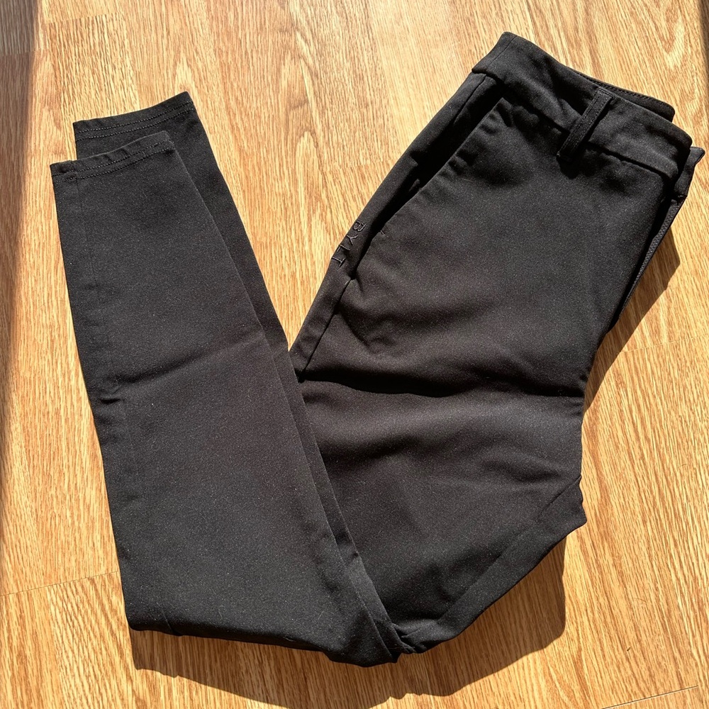 BYLT Basics Black Everyday Pants - Picture 5 of 5